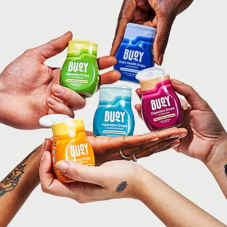 Buoy Hydration Drops, Electrolyte Supplements, Sugar-free Hydration, Wellness Routine